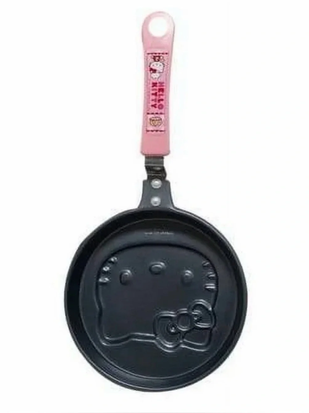 Hello Kitty Pink Character Pancake Pan with Bow Design small pancake size NWT